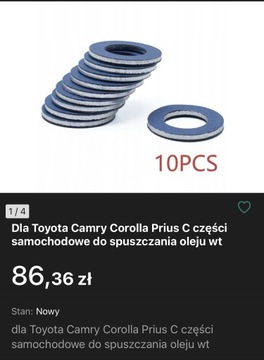 ПРОКЛАДКИ TOYOTA LEXUS ПІД КРИШКА МАСЛА 10 ШТ.  