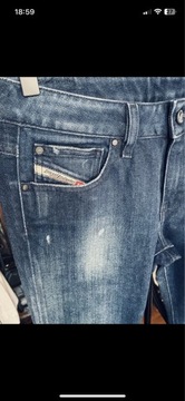 Diesel Ronhary spodnie jeansy w30 L32