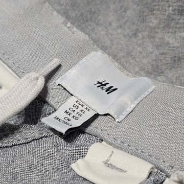 Spodenki krótkie szorty bawełniane H&M szare XL