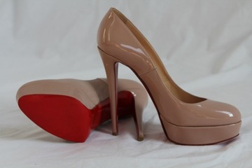 Louboutin Christian buty,Szpilki Nude, rozmiar 39