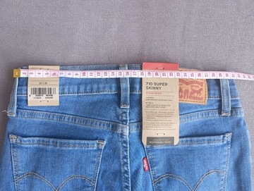 spodnie Levis 710 super skinny 25/28