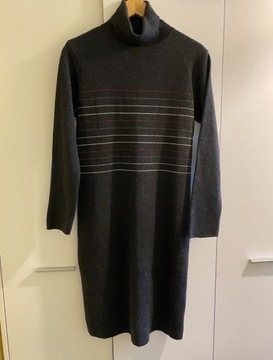 Burton sukienka dzianinowa długi sweter midi S M