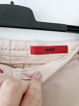 Jasnoróżowe spodnie Hugo Boss m 38 Harile 3