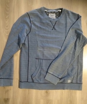 Esprit Sweter niebieski okrągły r. XL