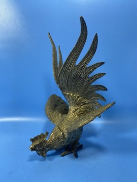 Srebrny Kogut kur. Ciężka Figura ptaka