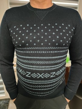 Super wełniany sweterek Adidas rozm L/XL 