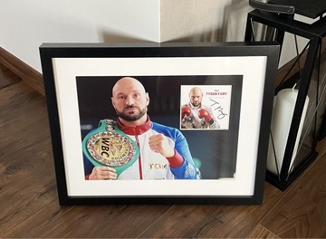 TYSON FURY - Oryginalny autograf + certyfikat