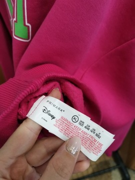Bluza oversize 18/20 róż 4XL pink krótka bdb myszka mickey damska 