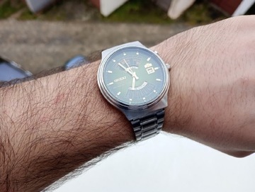 Zieleń zegarek orient cesarski ni seiko tissot ! 