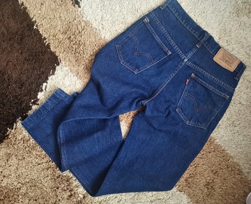 Spodnie proste Levi's W30 L32 M bez wad jeansowe