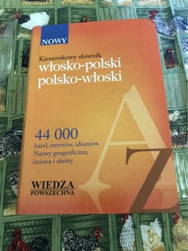 Kieszonkowy słownik włoski-polski polsko -włoski