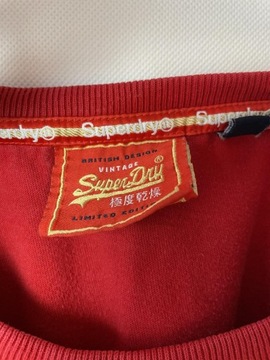 T-shirt SuperDry L czerwony