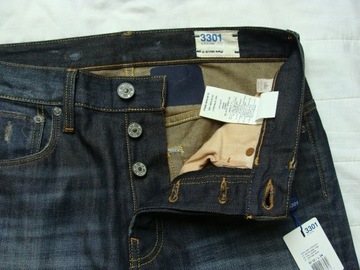 Jeansy męskie G-Star Raw Denim 30/34 3301 