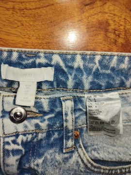 SPODNIE DAMSKIE JEANSY H&M ROZ. 38 NIEBIESKIE