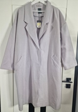 PŁASZCZYK JASNOSZARY BOMBKA LILAC ROZM: 42/XL