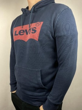 Bluza z kapturem Levi’s L granatowa