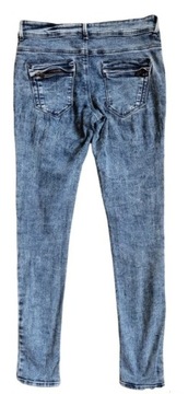 BERSHKA DENIM SPODNIE JEANSOWE DŻINSOWE SUPER SKIN