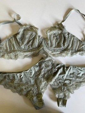 Komplet bielizny marki H&M (70DD/E+ 38)