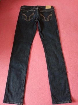 Spodnie jeansowe klasyczne rurki Hollister W26 L33
