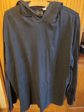 Czarna bluza z kapturem rozmiar L H&M