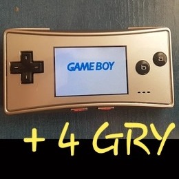 Nintendo Game Boy Micro + 4 игры