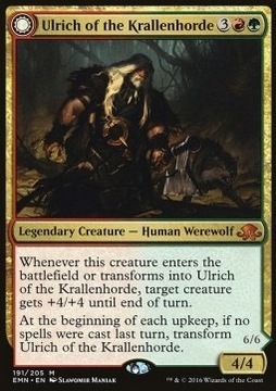 Ulrich of the Krallenhorde EMN - MTG