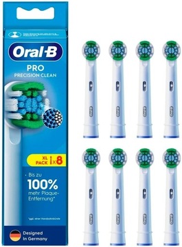 Oral-B Pro Precision Clean końcówki X-Shaped 8 szt