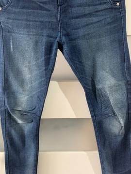 Spodnie z niskim krokiem dżinsy jeansy Adidas Neo 