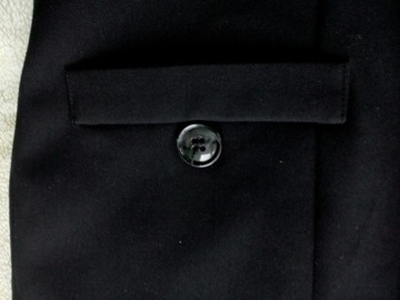 Elegancka czarna biurowa sukienka H&M 38