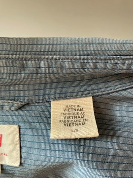 Niebieska koszula w paski Levi’s L