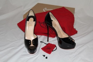 Louboutin Christian czarne Buty,Szpilki ,150 obcas