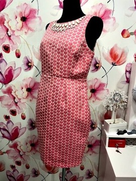 next sukienka modny wzór serca dzety nowa roz.42