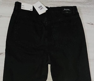 Damskie spodnie jeansowe  BERSHKA r.42