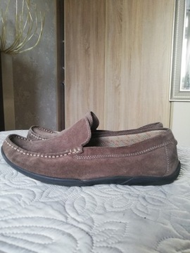 *Bata* Wygodne buty, mokasyny. Zamsz 40