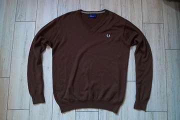 sweter welniany FRED PERRY r. M L jak NOWY okazja