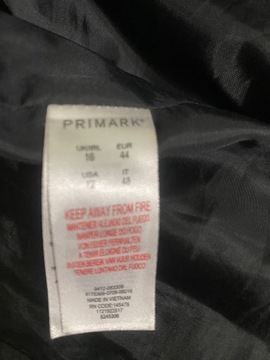 Szary szlafrokowy płaszcz Primark r XL