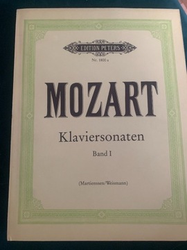 Mozart Klaviersonaten Band I. Edition Peters.
