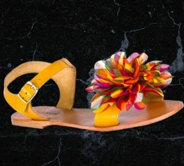 Gino Rossi sandały kwiat 3D rozmiar 38 Nowe