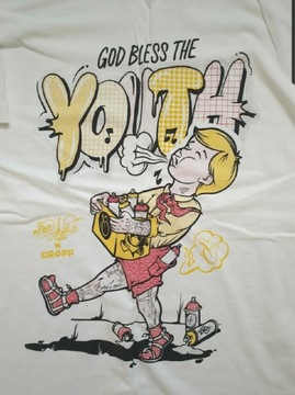 T-shirt Cropp Atists God bless the youth r. XXL