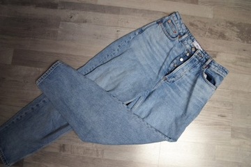 Mom jeans MNG Denim M jasne jeansy spodnie długie