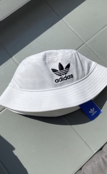 Czapka Biała Adidas Nowa z Metka