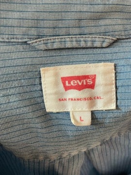 Niebieska koszula w paski Levi’s L