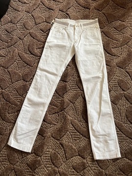 Spodnie Jeans Dolce & Gabbana białe rozmiar 31
