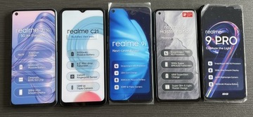 Zestaw 5 atrap telefonów Realme