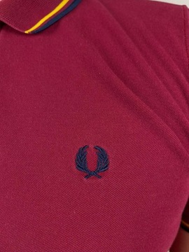 Koszulka Polo Fred Perry L czerwona