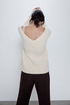 Sweter V-neck Zara S