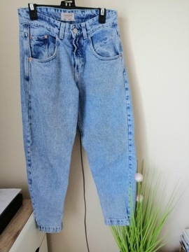 Nowe Spodnie buggy Mom jeansy Cropp M