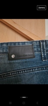 Spodnie jeans Calvin Klein