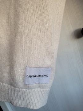 Sweter z dodatkiem wełny bluza Calvin Klein r. M 