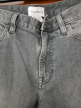 spodnie jeans Calvin Klein, 34/32 szare, st.j.nowe